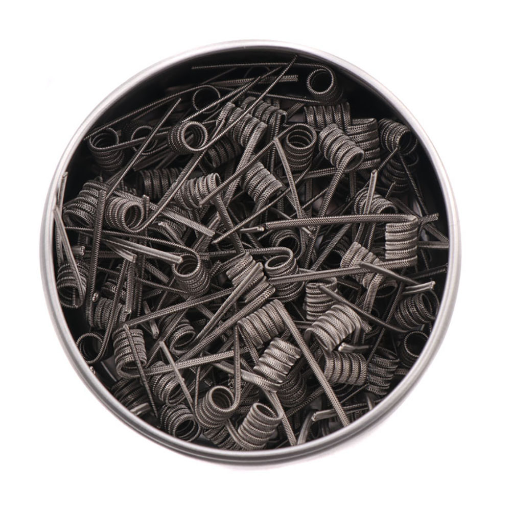NEW XFKM 100PCS/box NI80/A1/SS - مراجعة Clapton Wire Pre Built وسعره