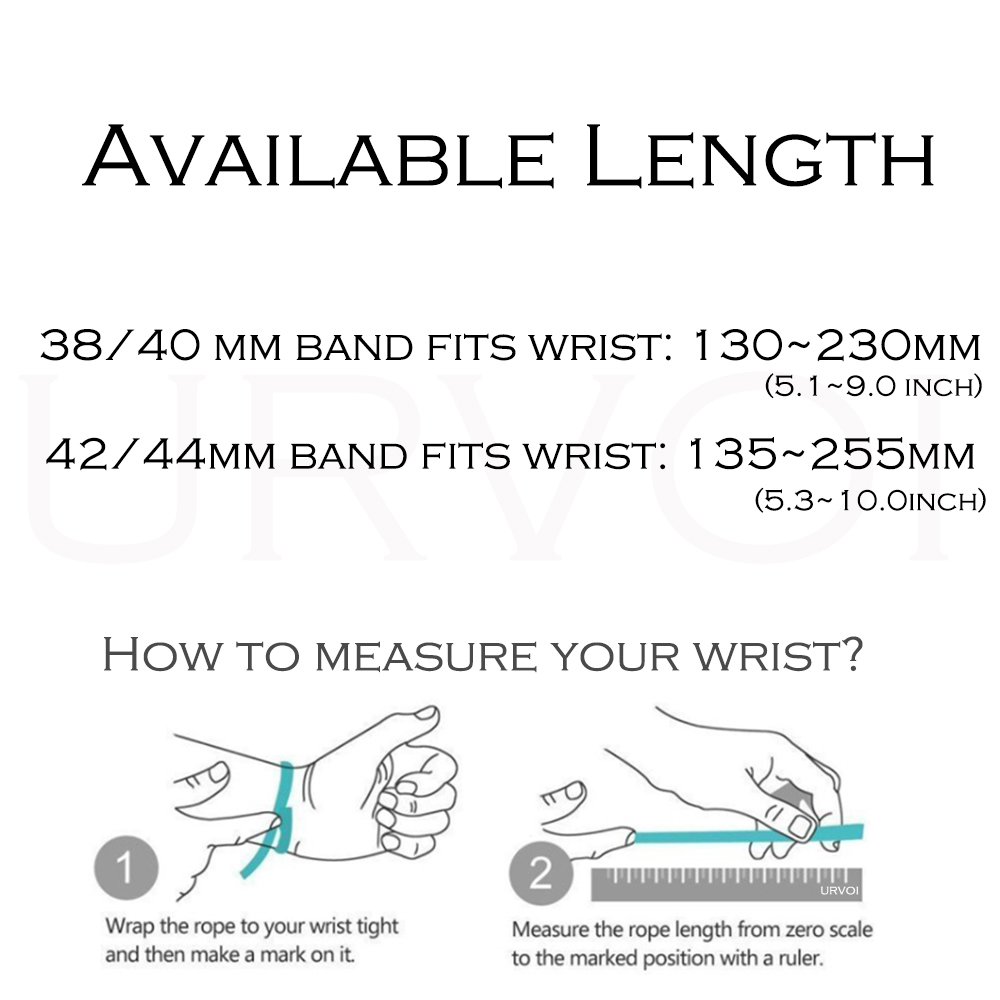 URVOI Mesh band for Apple Watc - مراجعة Mesh Coil Strip وسعره