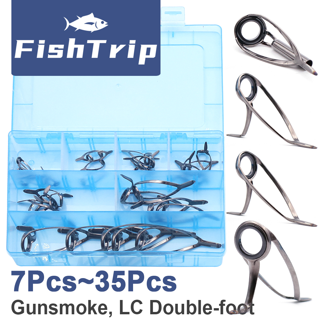 FishTrip Heavy Surf Rod Guides - مراجعة Mesh Coil Strip وسعره
