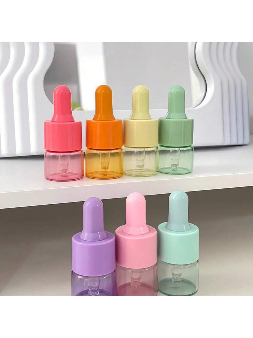 5 Pcs 5ml 10ml Colored Glass D - مراجعة Juice Bottle Dropper وسعره
