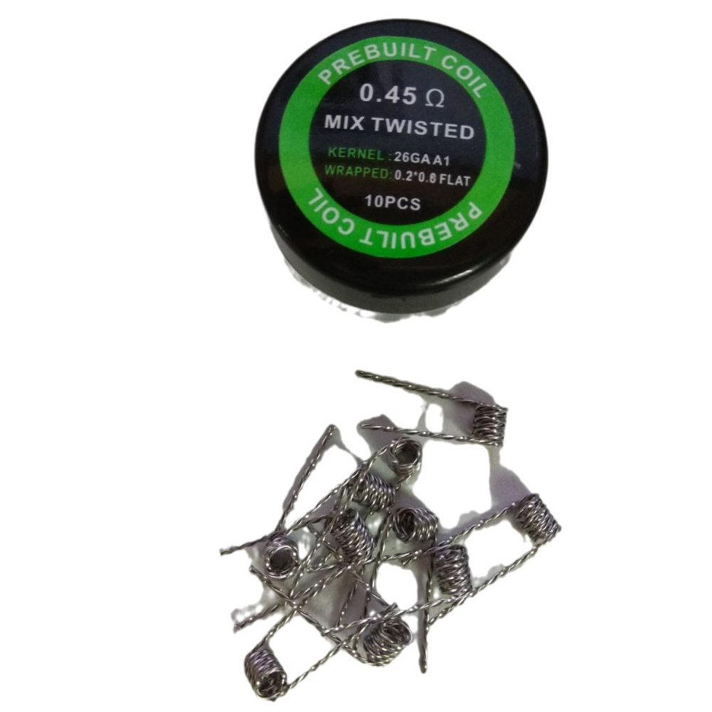 10Pcs/Box Fuse A1 Heating Wire - مراجعة Clapton Wire Pre Built وسعره