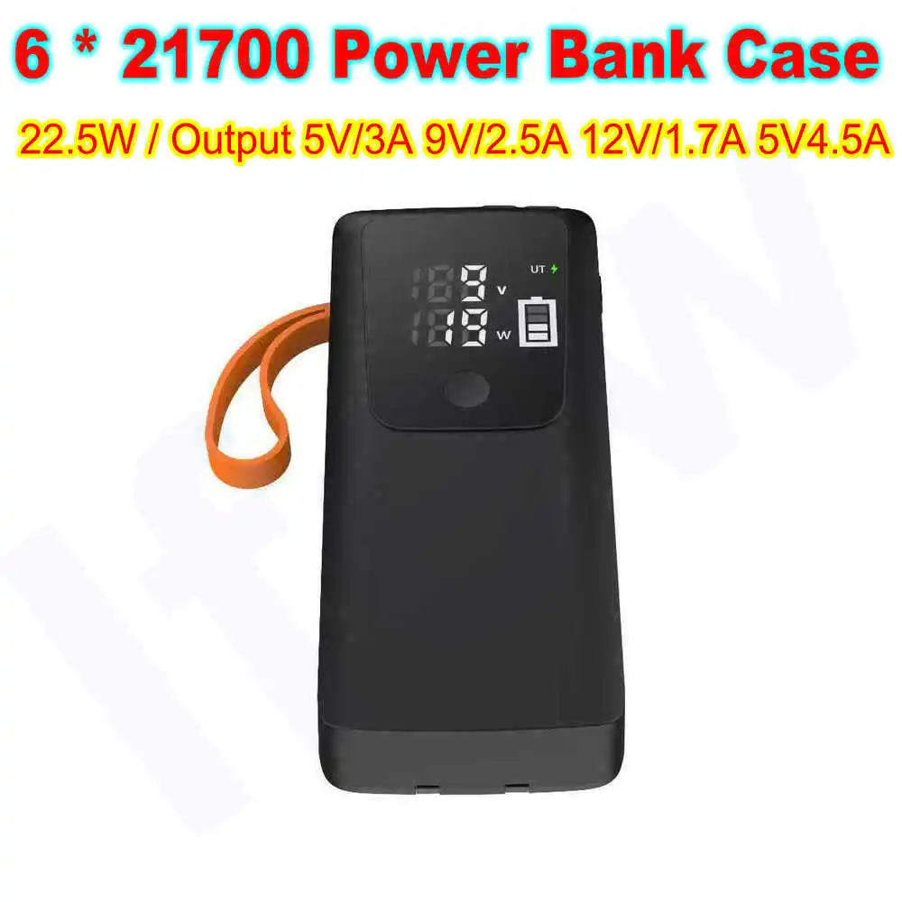 21700  Battery Case Power Bank - مراجعة Battery Case Storage وسعره