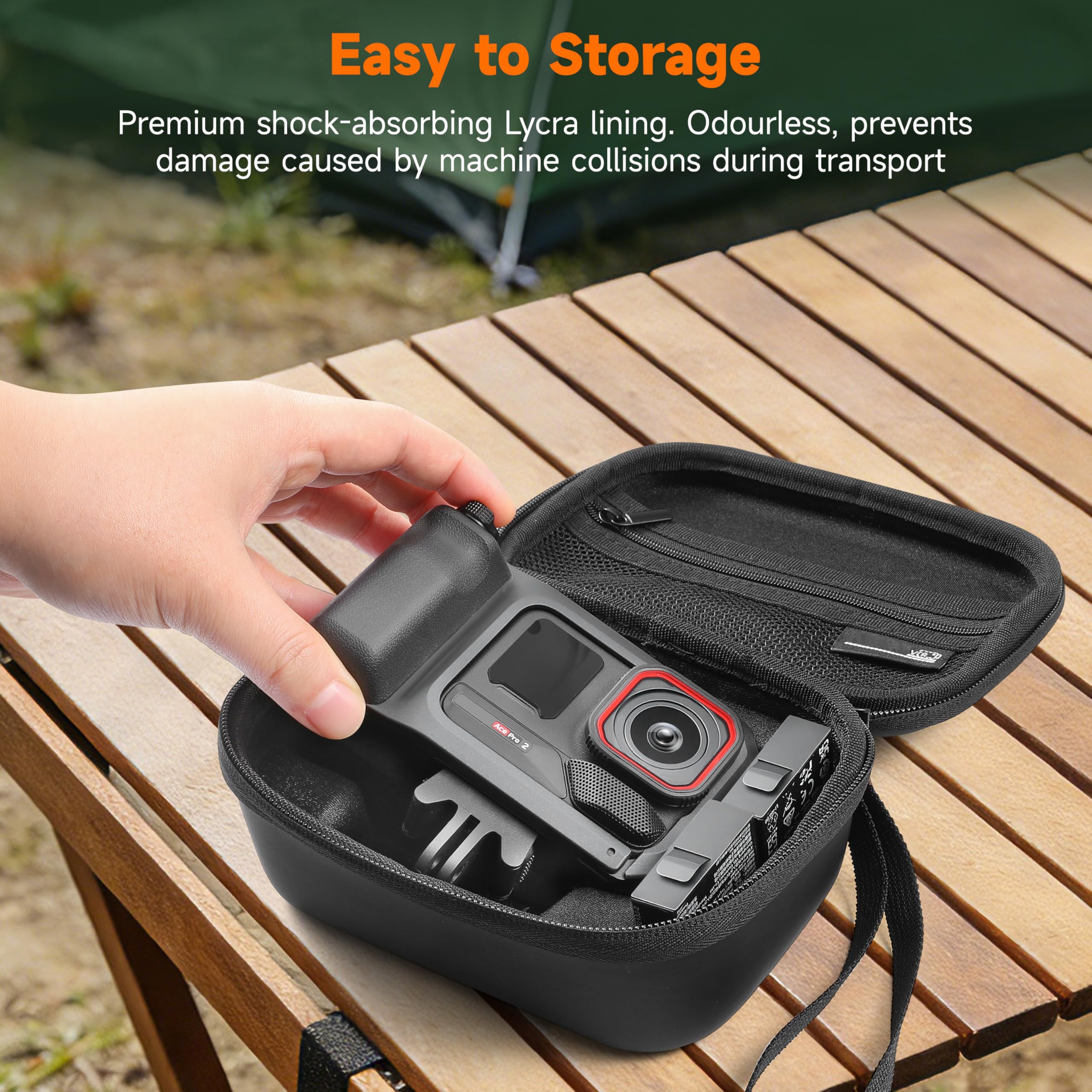 Carrying Case For Insta360 Ace - مراجعة Battery Case Storage وسعره
