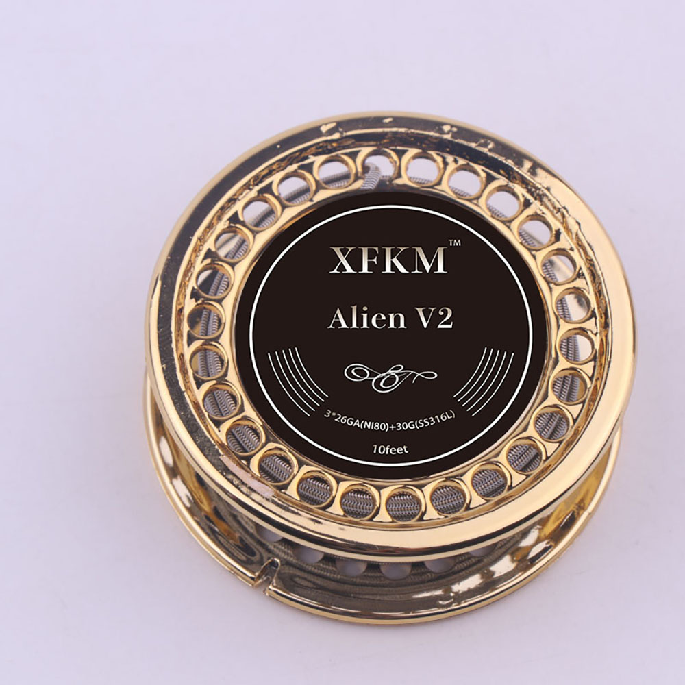 XFKM 5M/roll NI80/A1/SS316L Al - مراجعة Clapton Wire Pre Built وسعره