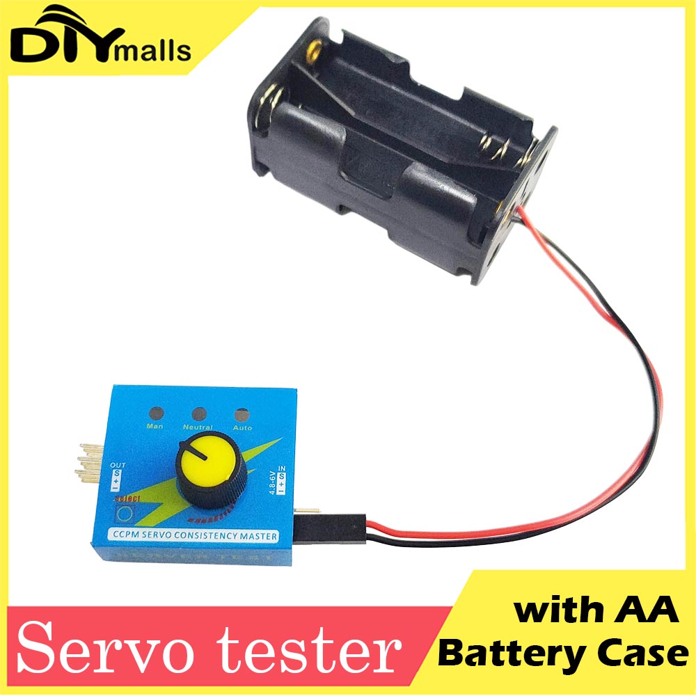 Servo Tester 3CH Digital ESC S - مراجعة Battery Case Storage وسعره