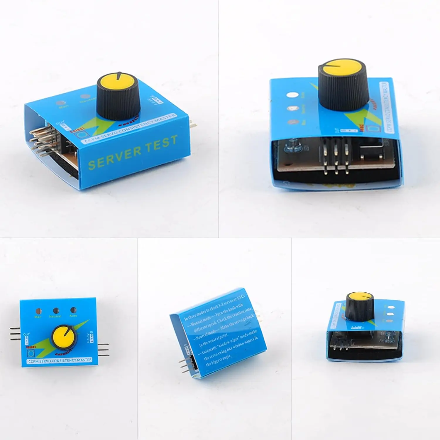 Servo Tester 3CH Digital ESC S - مراجعة Battery Case Storage وسعره