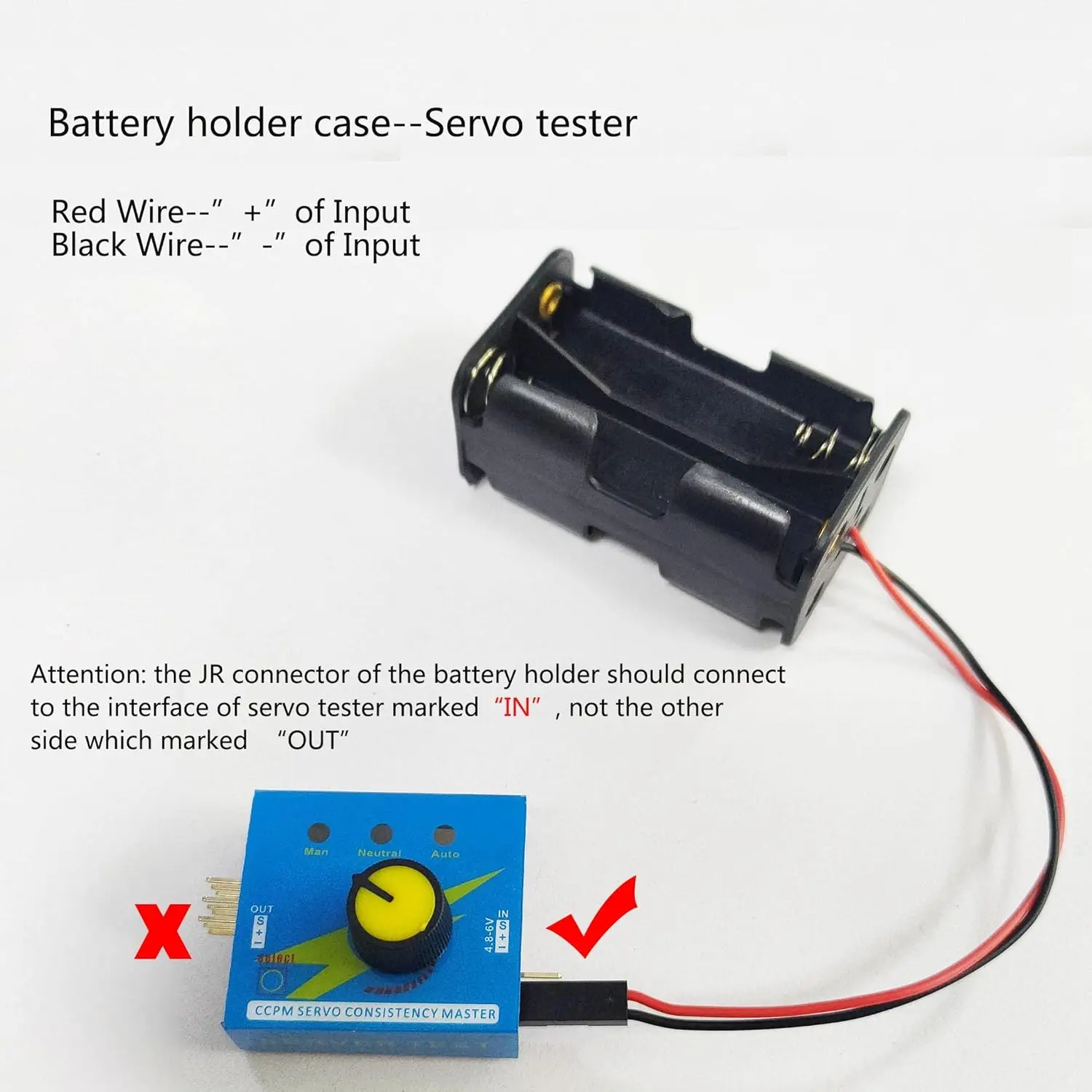 Servo Tester 3CH Digital ESC S - مراجعة Battery Case Storage وسعره