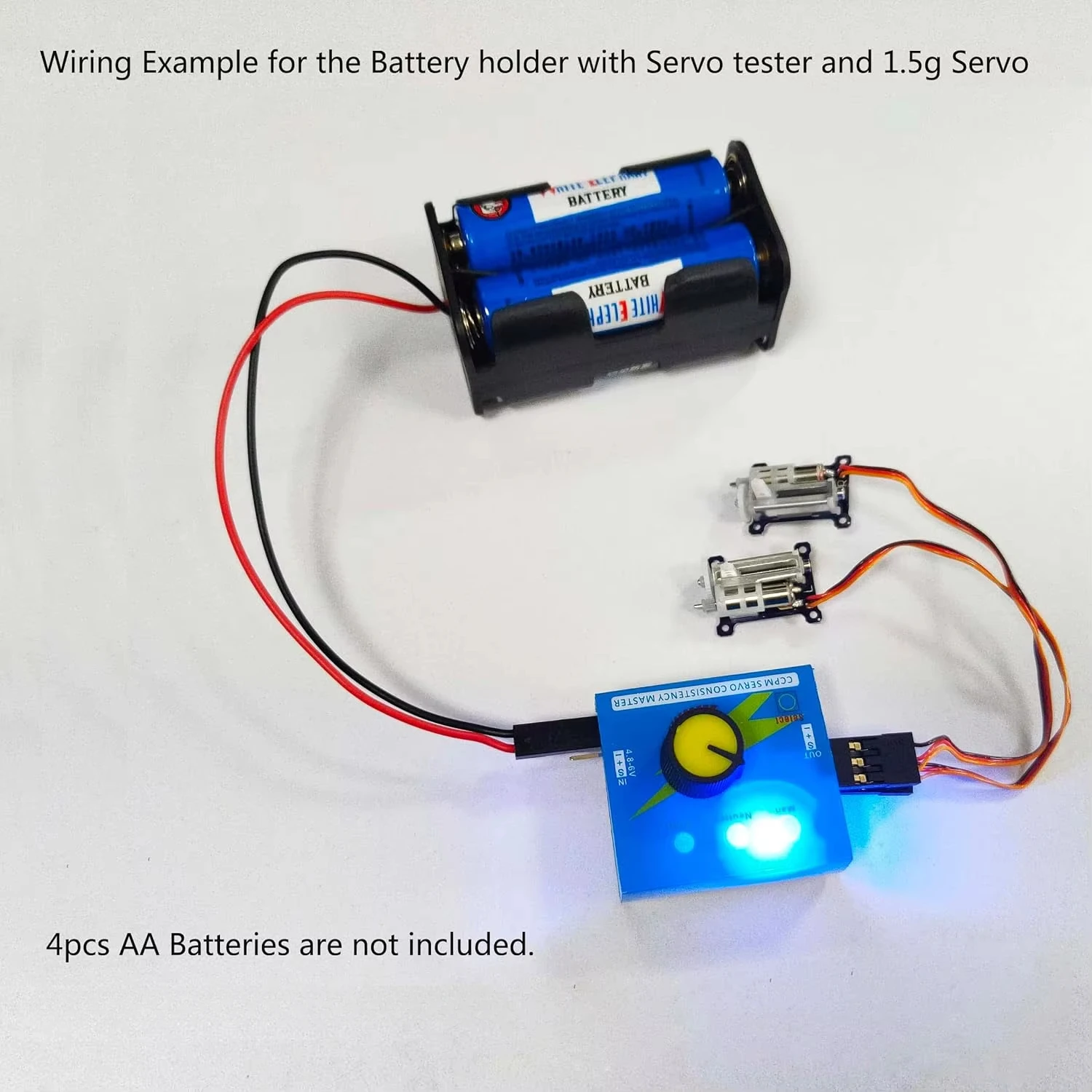 Servo Tester 3CH Digital ESC S - مراجعة Battery Case Storage وسعره