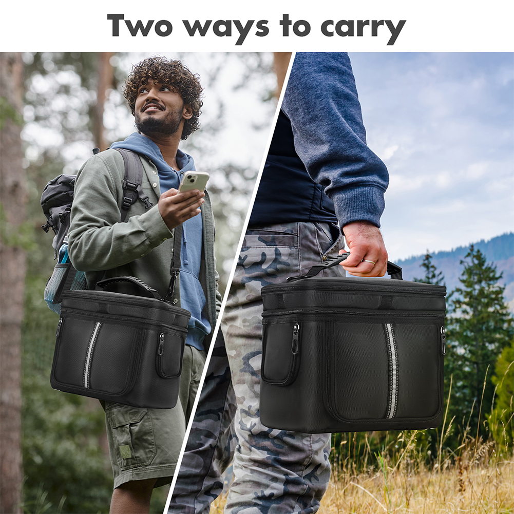 Travel Carrying Case Waterproo - مراجعة Battery Case Storage وسعره