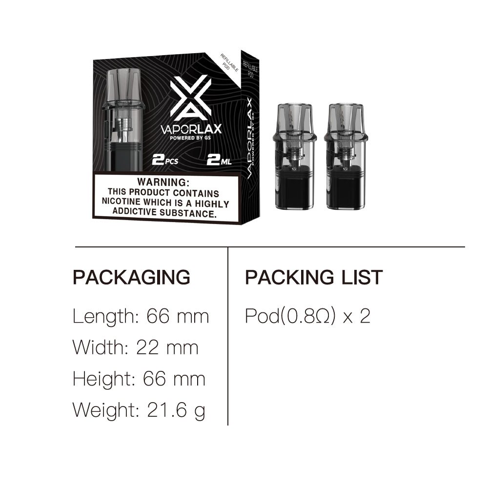 VaporLax Nano Cartridge 2ml wi - مراجعة Vaping Area وسعره