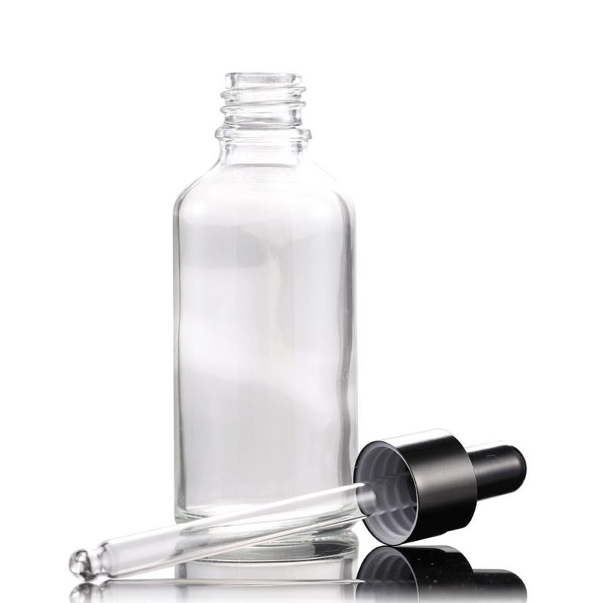 5/10/15/30/50/0ml Clear Glass  - مراجعة Juice Bottle Dropper وسعره