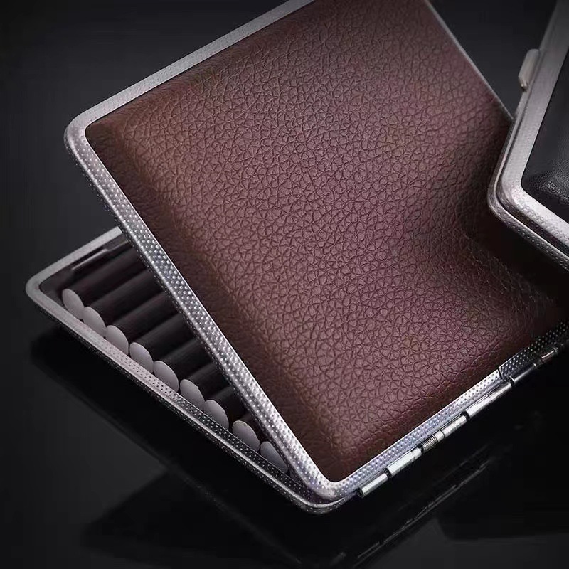 Metal Cigarette Case 20pcs Lea - مراجعة Smoking & Vaping Accessories وسعره