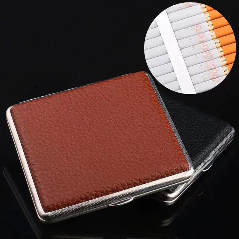 Metal Cigarette Case 20pcs Lea - مراجعة Smoking & Vaping Accessories وسعره