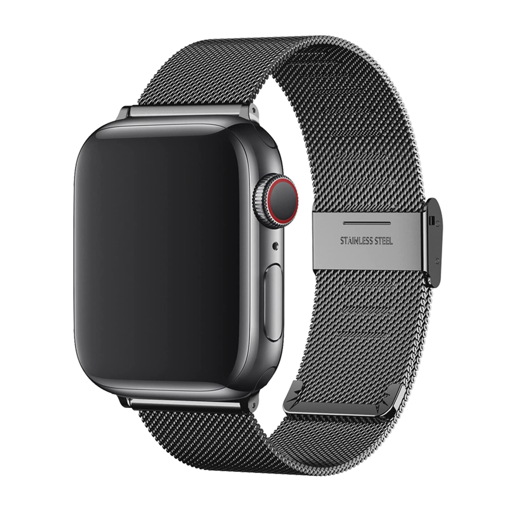 Link Bracelet Strap for Apple  - مراجعة Mesh Coil Strip وسعره