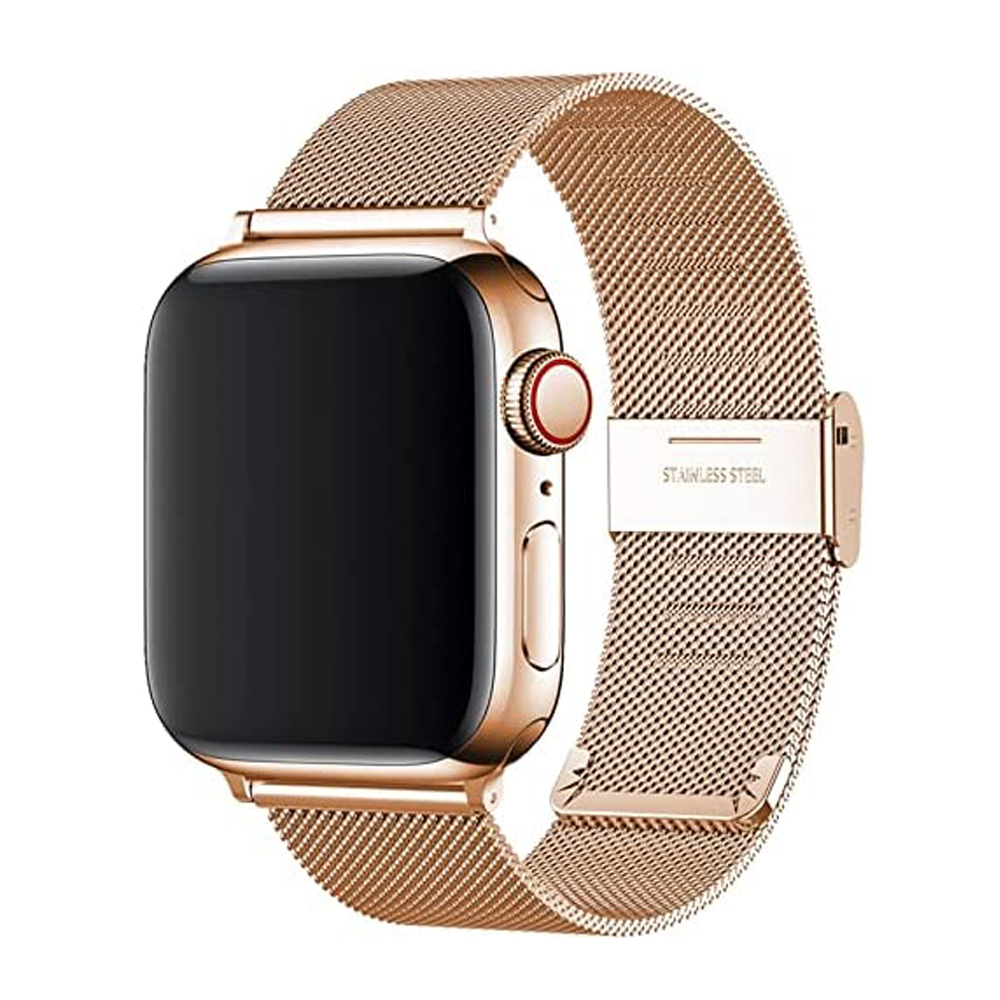 Link Bracelet Strap for Apple  - مراجعة Mesh Coil Strip وسعره