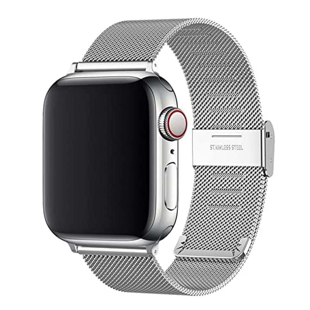 Link Bracelet Strap for Apple  - مراجعة Mesh Coil Strip وسعره