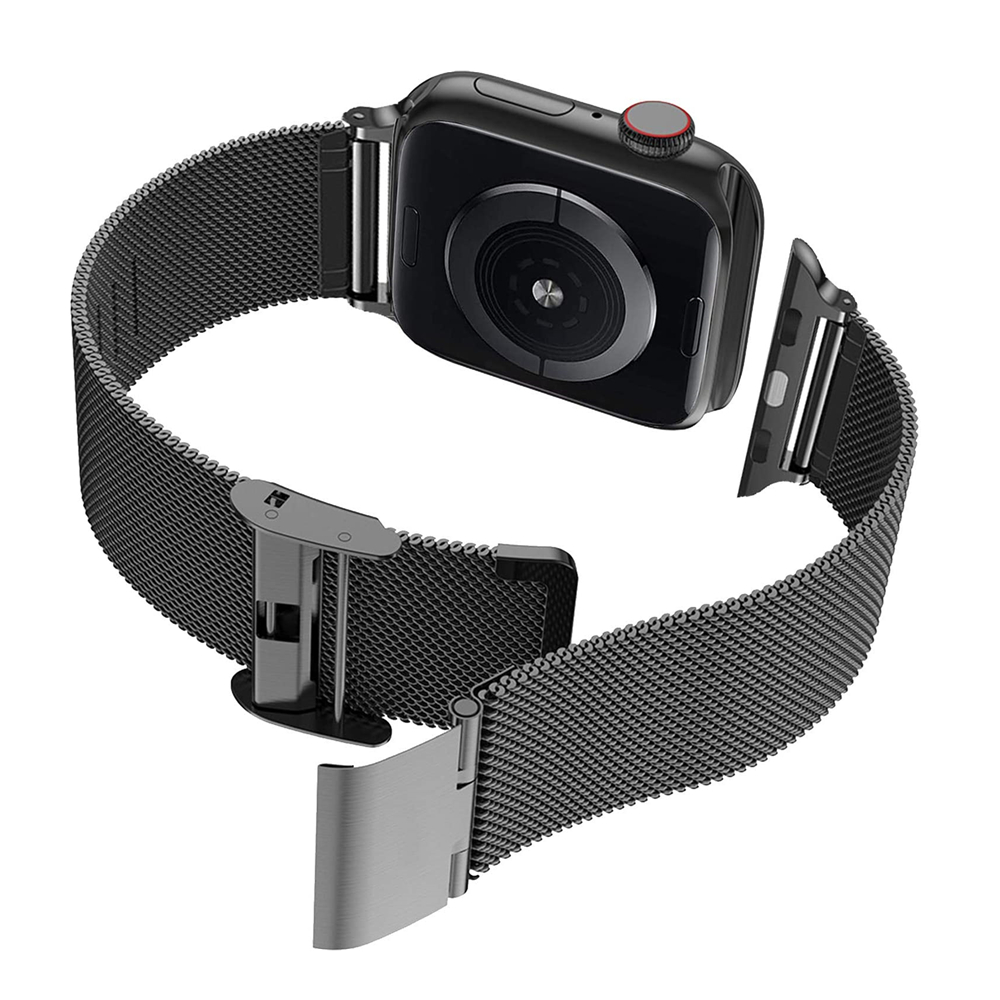 Link Bracelet Strap for Apple  - مراجعة Mesh Coil Strip وسعره