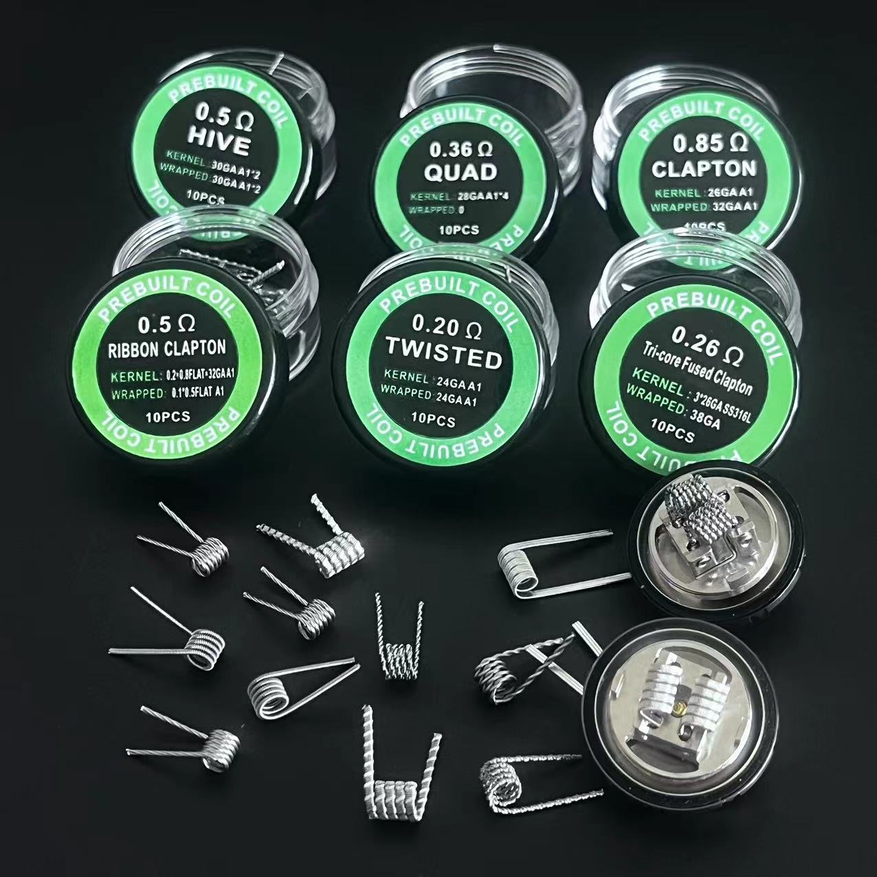 50pcs/30pcs/20pcs/10pcs DL RDL - مراجعة Clapton Wire Pre Built وسعره