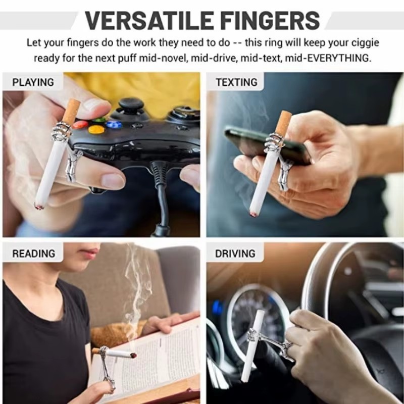 Funny Cigarette Hand Holder Sm - مراجعة Vape Ring وسعره