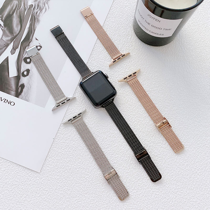 Premium Thin Metal Watch Band  - مراجعة Mesh Coil Strip وسعره