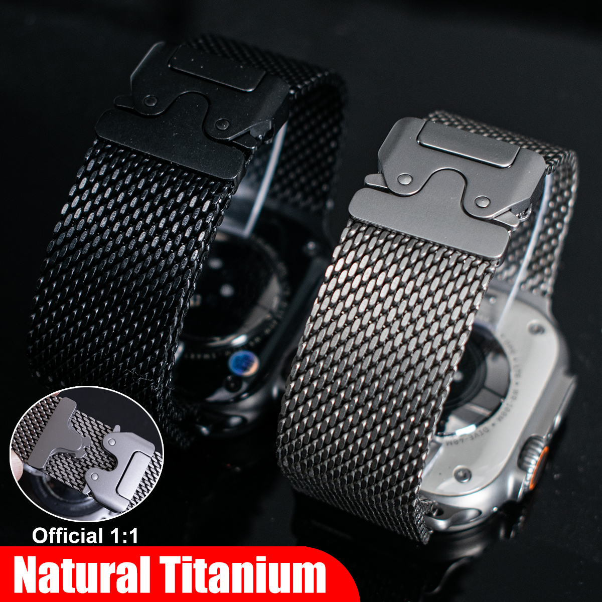 VWAR Titanium Milanese loop fo - مراجعة Mesh Coil Strip وسعره