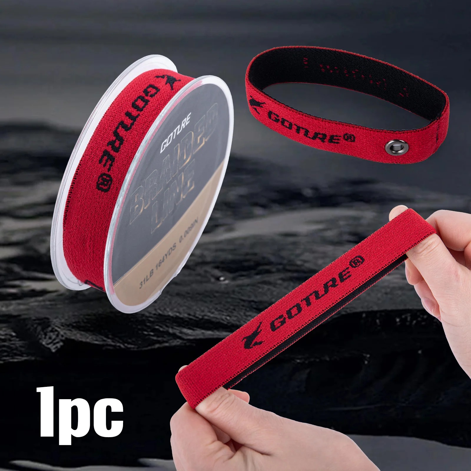 Goture 1 Pcs Pro Fishing Line  - مراجعة Mesh Coil Strip وسعره