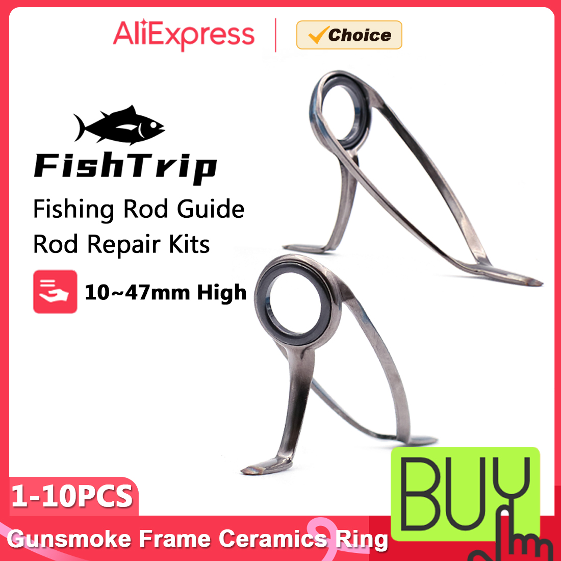 FishTrip Fishing Rod Guides Re - مراجعة Mesh Coil Strip وسعره