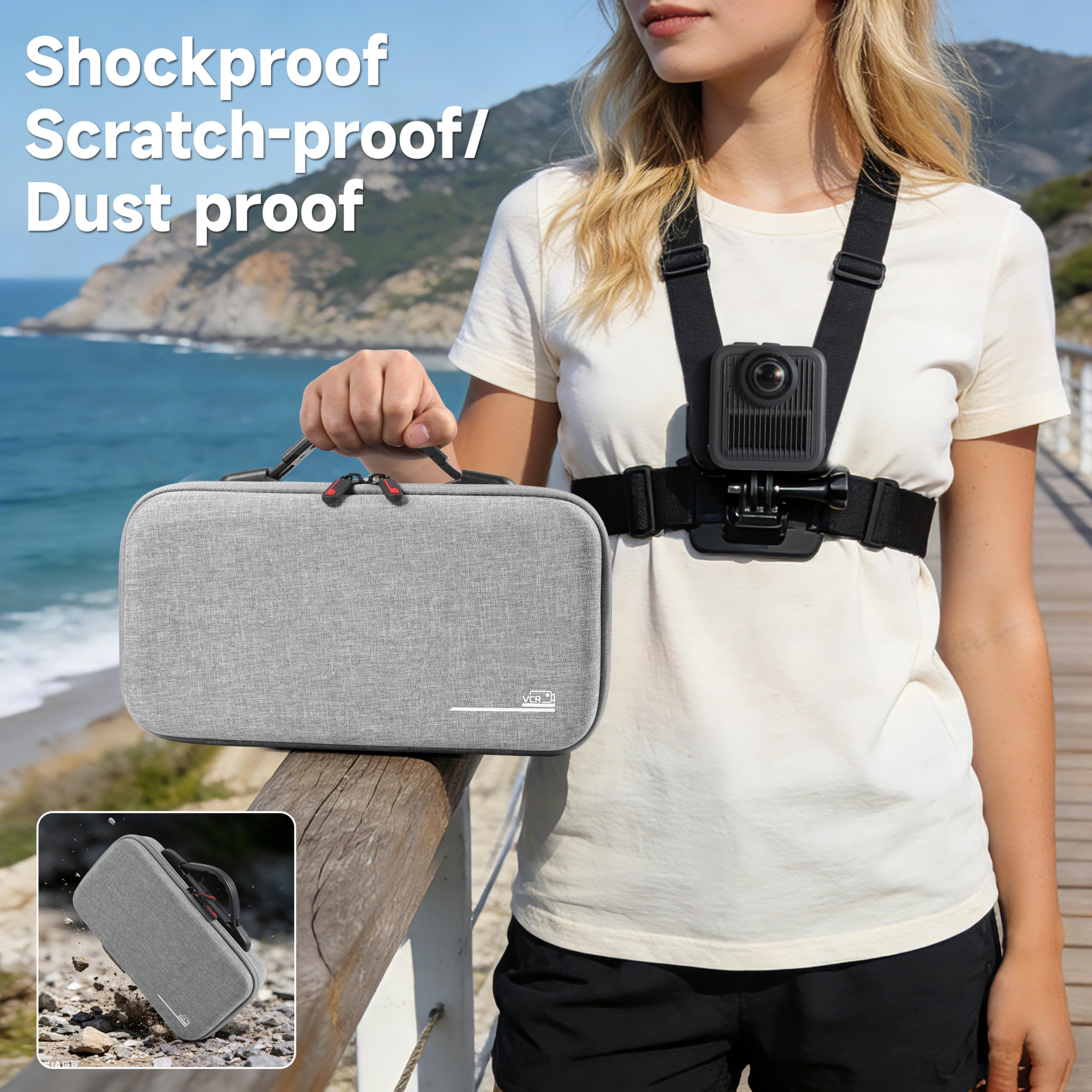Carrying Case for Gopro Max 2  - مراجعة Battery Case Storage وسعره