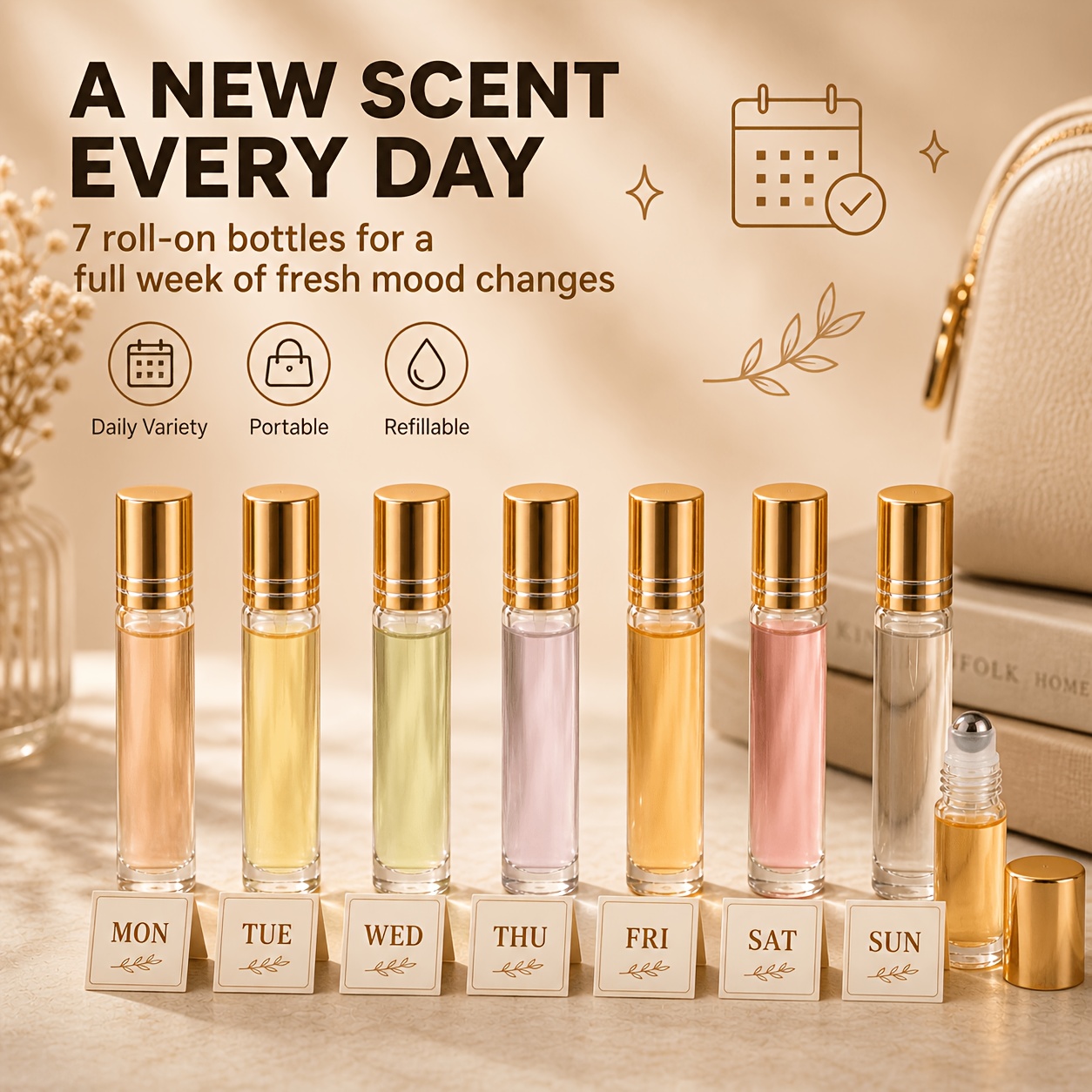 7/14pcs Glass Roll on Bottle 1 - مراجعة Juice Bottle Dropper وسعره