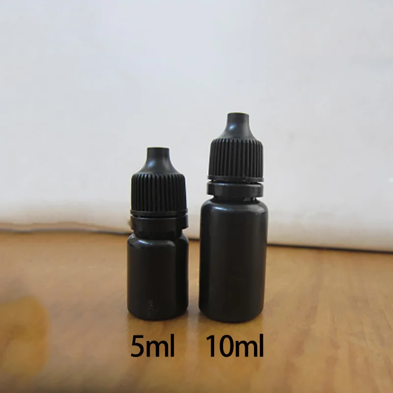 Black 5ml 10ml Cosmetic Liquid - مراجعة Juice Bottle Dropper وسعره