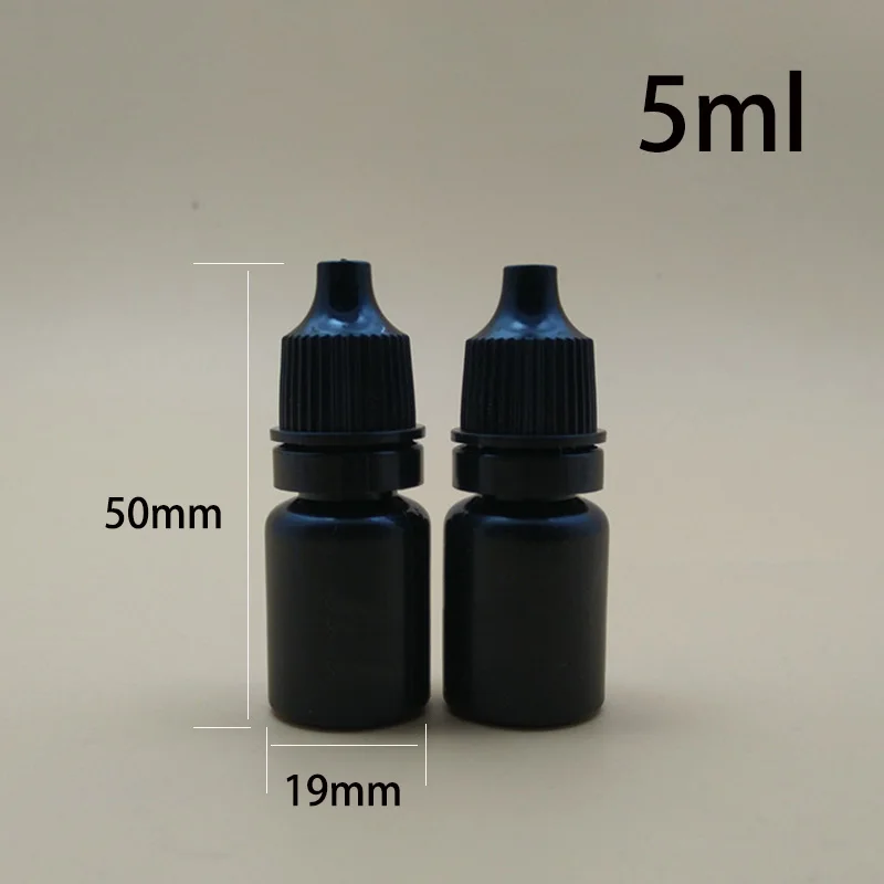 Black 5ml 10ml Cosmetic Liquid - مراجعة Juice Bottle Dropper وسعره