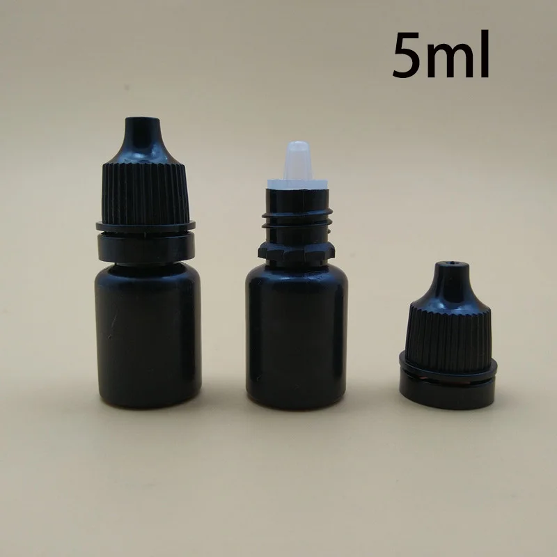Black 5ml 10ml Cosmetic Liquid - مراجعة Juice Bottle Dropper وسعره