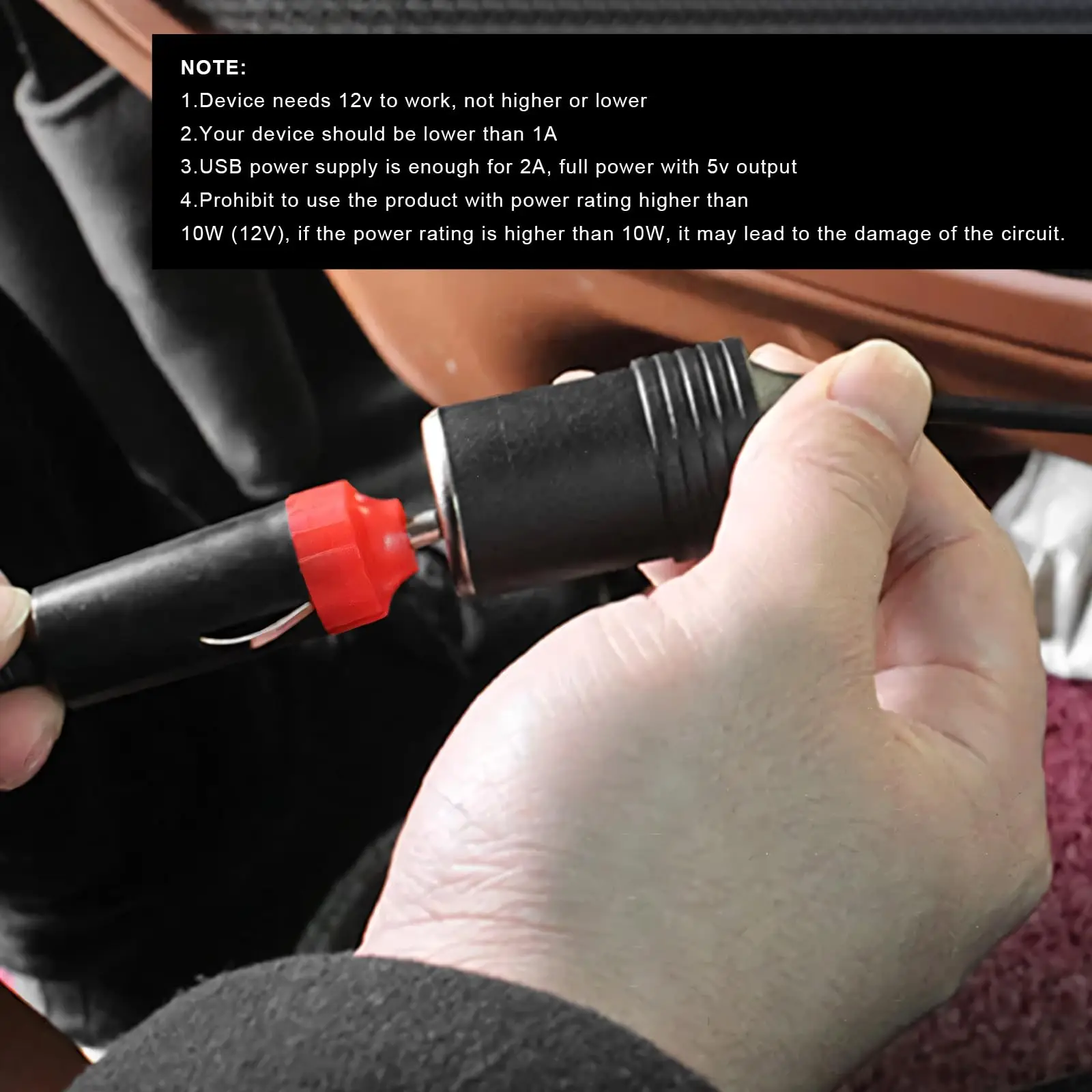 5V To 12V Cigarette Lighter So - مراجعة Vape Accessory وسعره