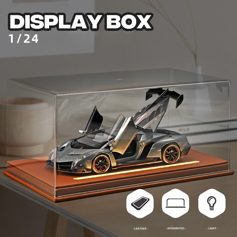 Acrylic Display Box with Light - مراجعة Battery Case Storage وسعره