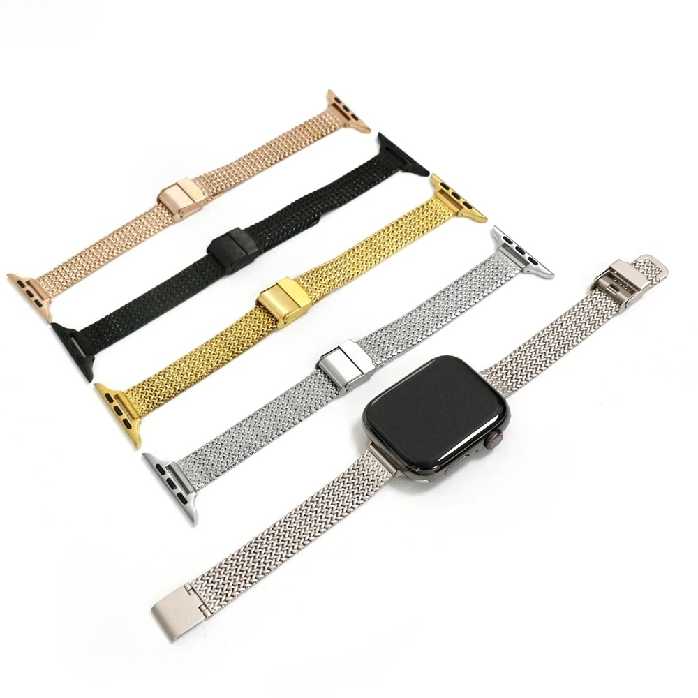 Band for Apple Watch Series 9  - مراجعة Mesh Coil Strip وسعره