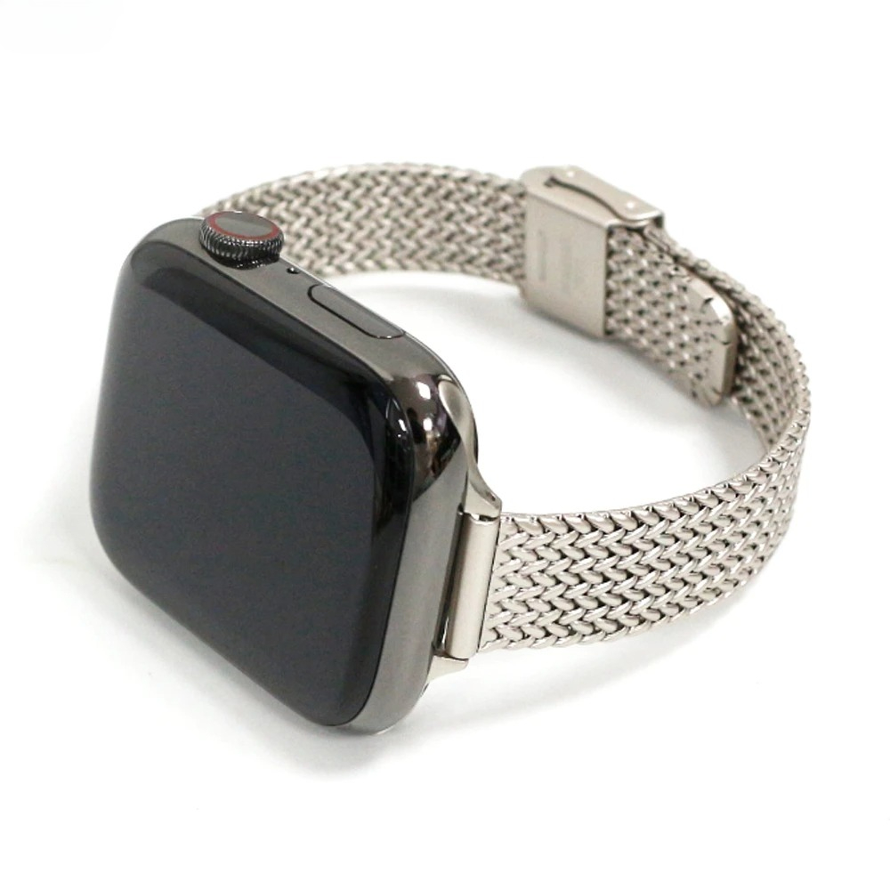 Band for Apple Watch Series 9  - مراجعة Mesh Coil Strip وسعره