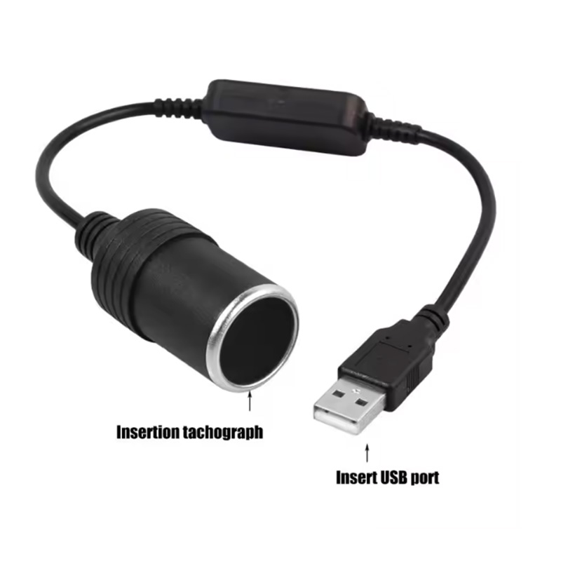 1pc 5V 2A USB To 12V Cigarette - مراجعة Vape Accessory وسعره