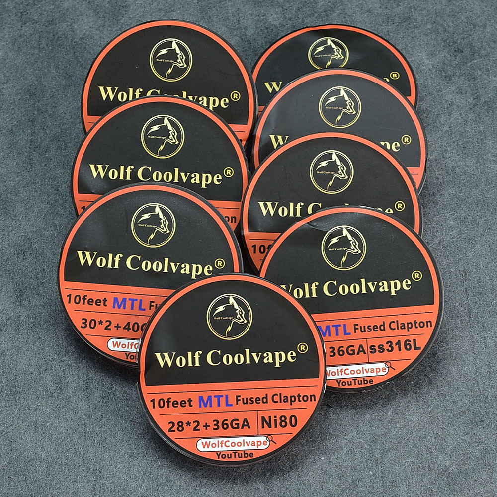 10Feet NI80/A1/SS316L MTL Fuse - مراجعة Clapton Wire Pre Built وسعره