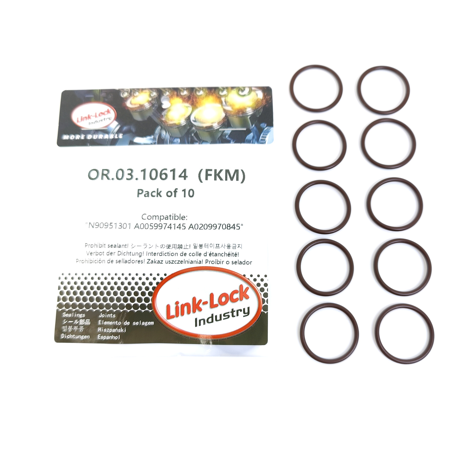 10PCS OR.03.10614 FKM Viton Se - مراجعة Tank O-Ring Seal وسعره
