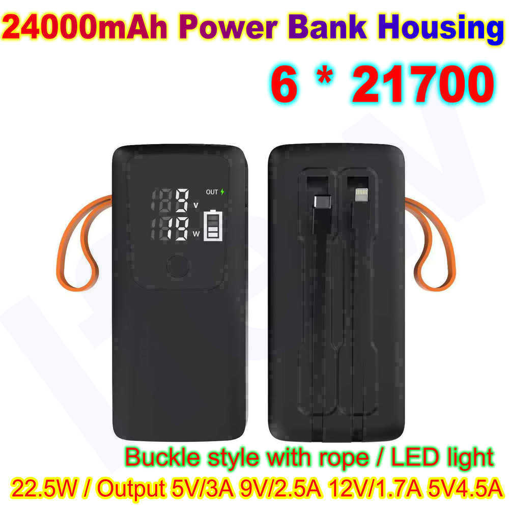 21700 Battery Power Bank Housi - مراجعة Battery Case Storage وسعره