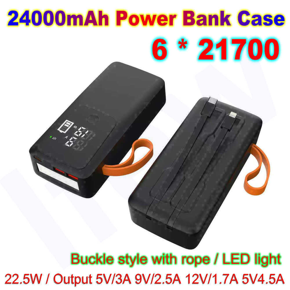 21700 Battery Power Bank Housi - مراجعة Battery Case Storage وسعره