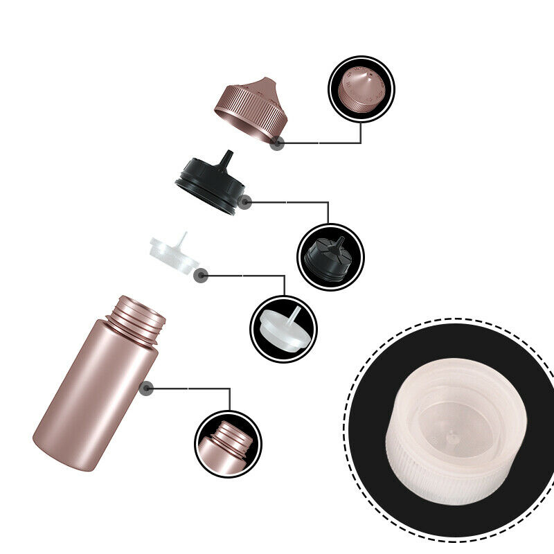 5pcs 30ml/60ml/100ml/120ml Pla - مراجعة Juice Bottle Dropper وسعره
