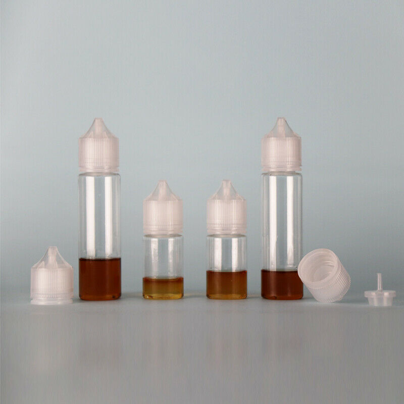 5pcs 30ml/60ml/100ml/120ml Pla - مراجعة Juice Bottle Dropper وسعره