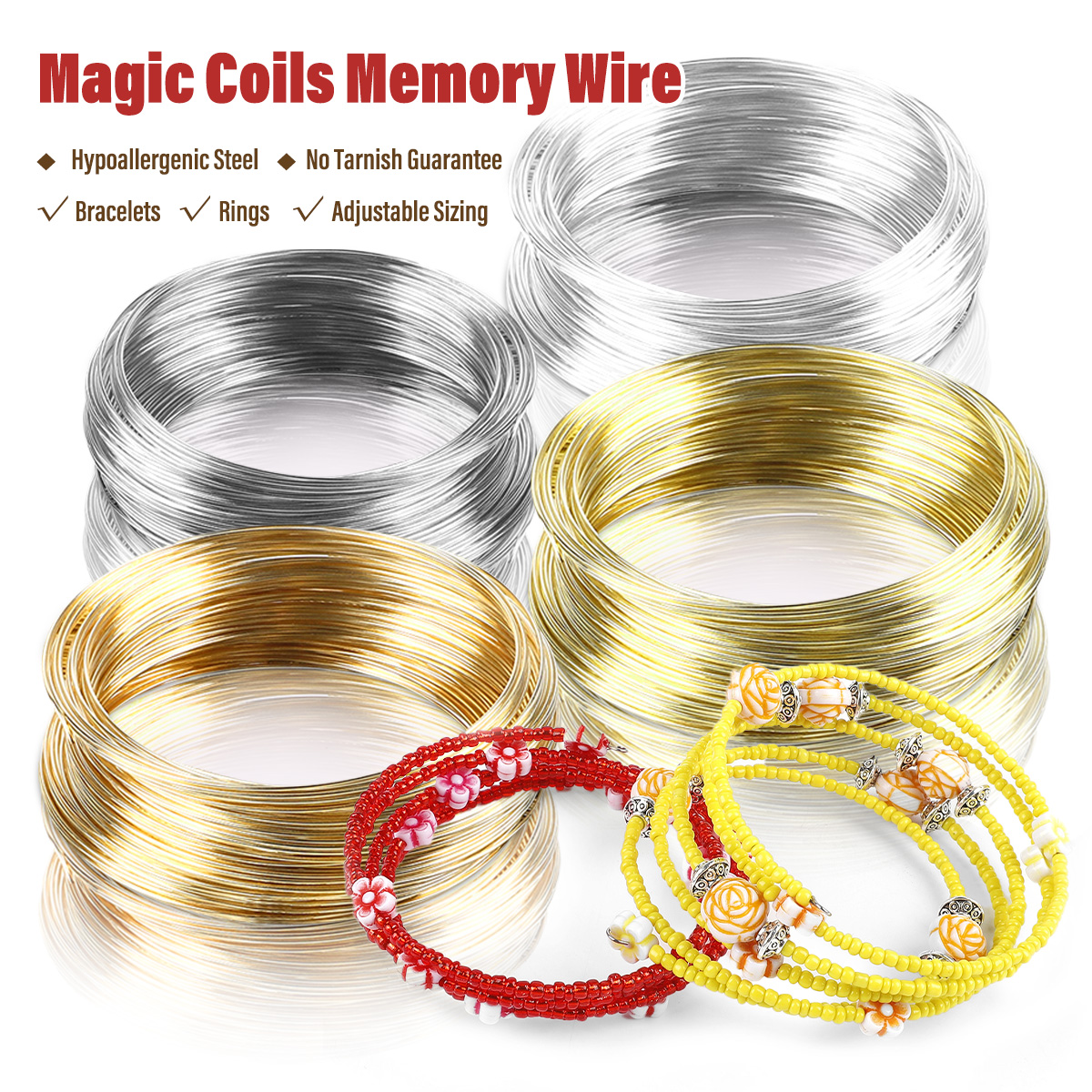 0.6mm Stainless Steel Memory W - مراجعة Coil Building Kit وسعره