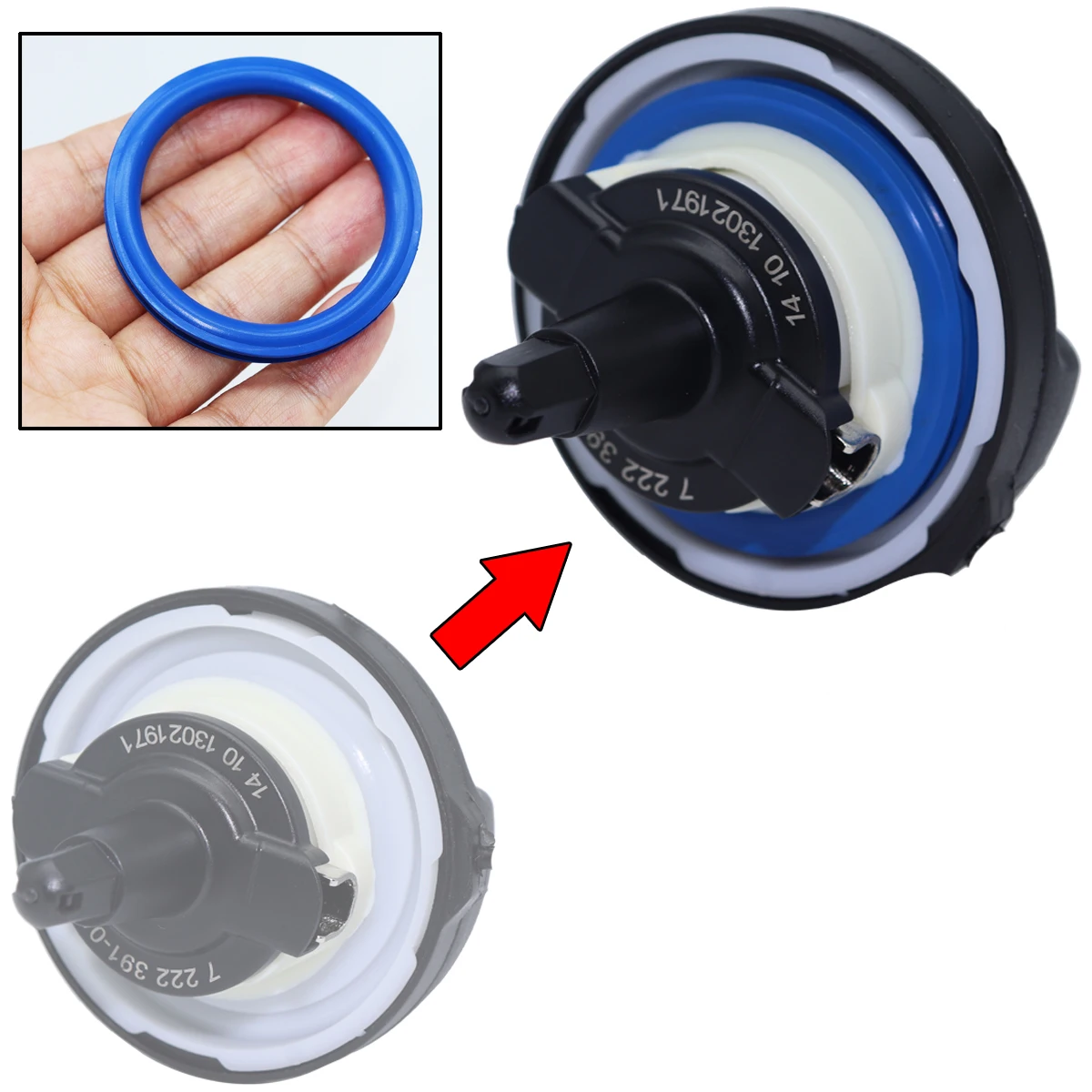 Tank Cap Seal Fuel Filler Gas  - مراجعة Tank O-Ring Seal وسعره