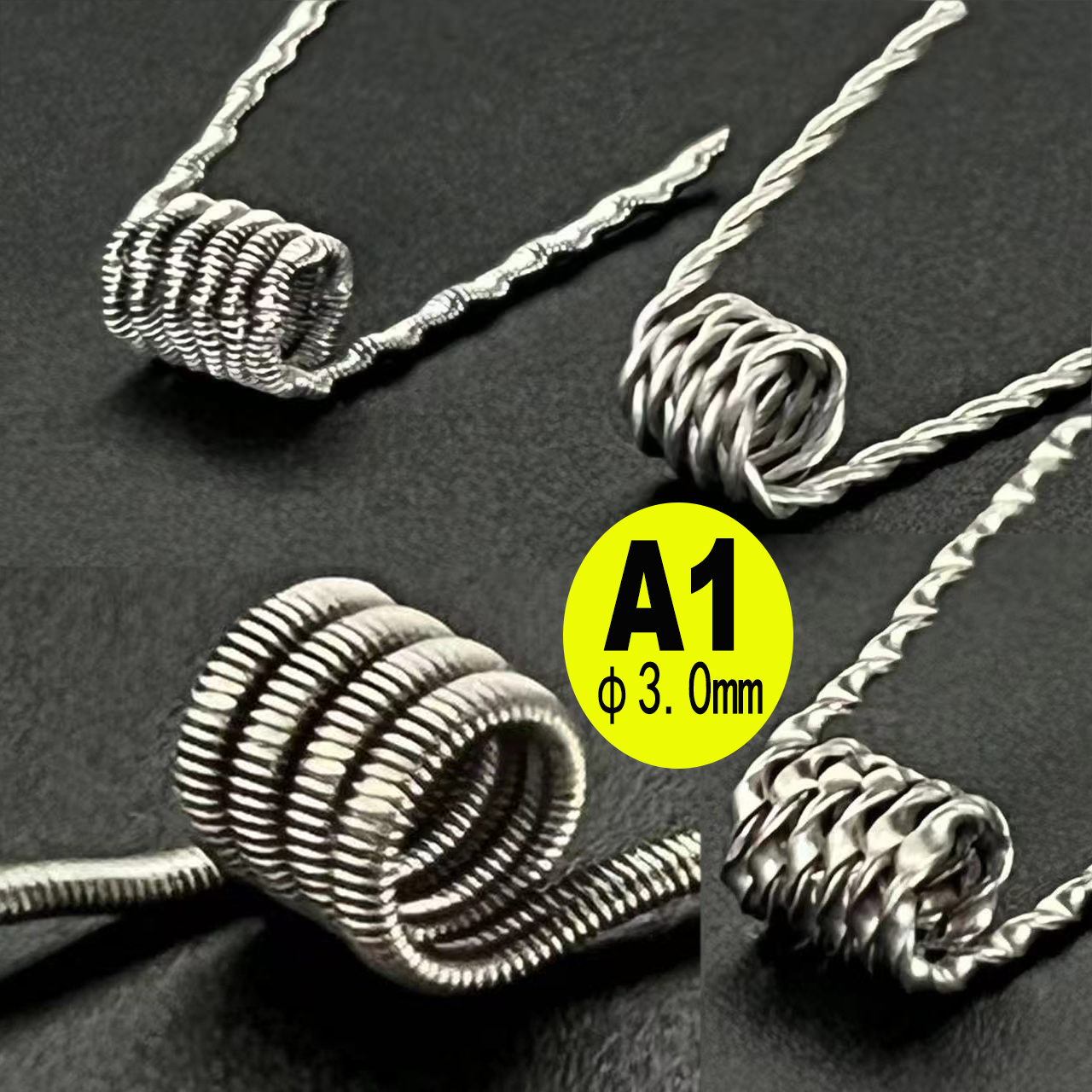 100-10PCS 3mm Diameter DL/DTL/ - مراجعة Clapton Wire Pre Built وسعره