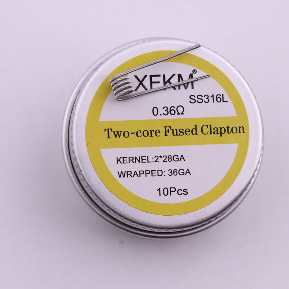 10pcs/box 3mm Spiral ID PreBui - مراجعة Clapton Wire Pre Built وسعره