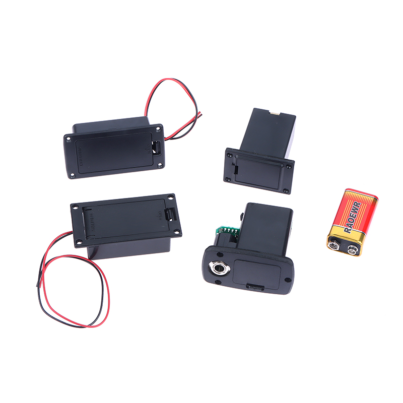 9V Battery Case Holder Battery - مراجعة Battery Case Storage وسعره