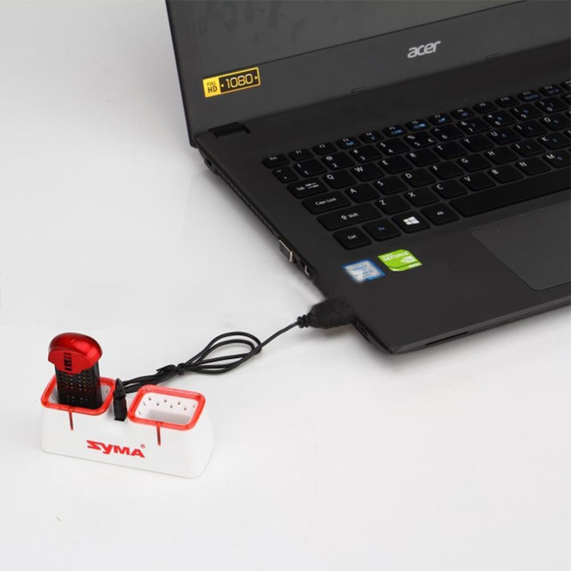 Dual USB Fast Charger for Syma - مراجعة Battery Case Storage وسعره