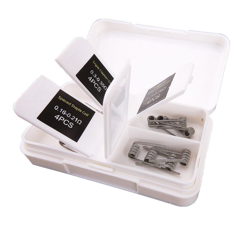 16pcs NI80 Fused Clapton Prebu - مراجعة Clapton Wire Pre Built وسعره